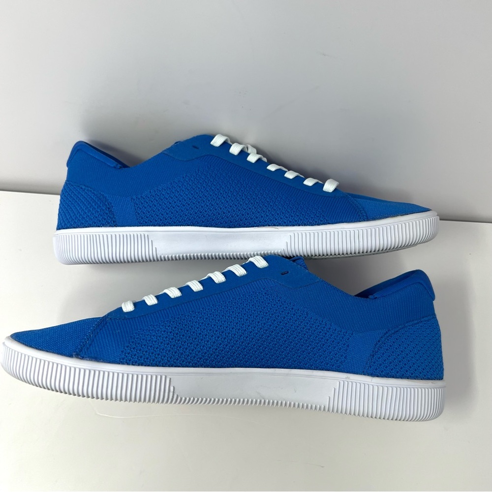 Blue Knit Athletic Sneakers - Flux Women’s Casual Trainers - Picture 4 of 8